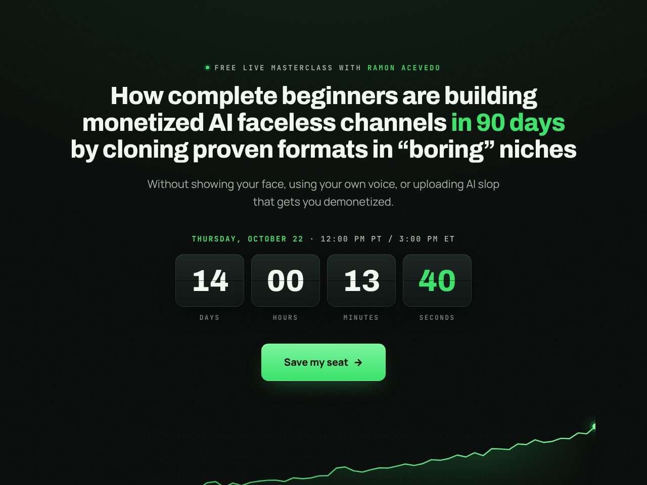 Registration page preview